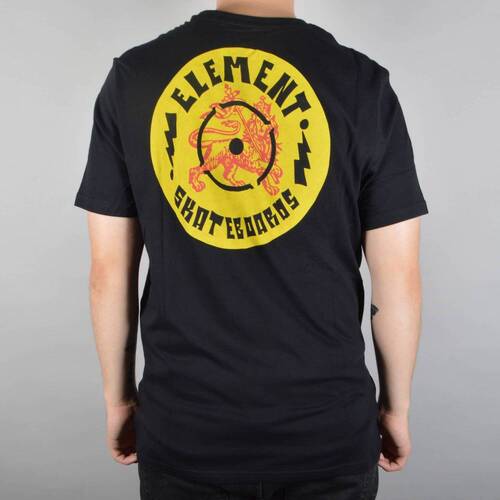 Element Skateboards Soundsystem Skate T-Shirt - Black - Size L