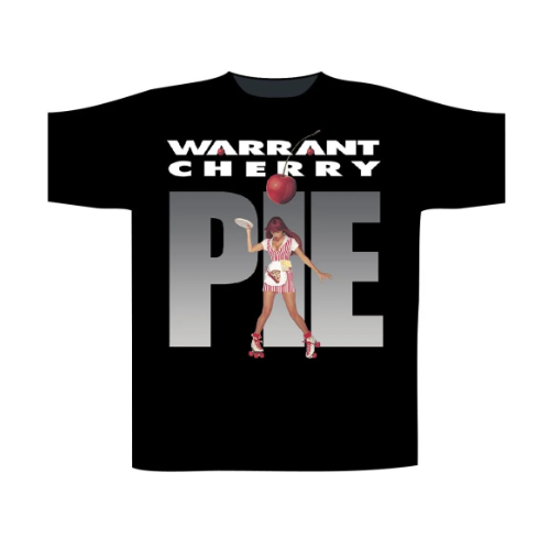 Warrant - Cherry Pie Black Shirt - Size L