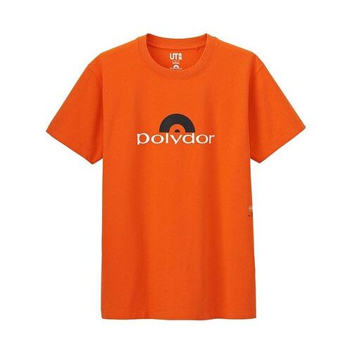 Polydor Groove Makers Short Sleeve Graphic T-Shirt Orange - Size L