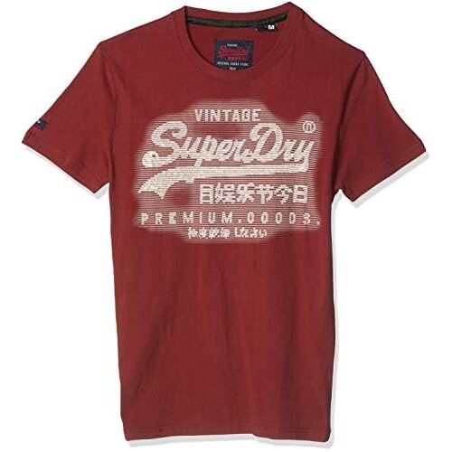 Superdry Premium Tee Furnace Red - Size 2xL