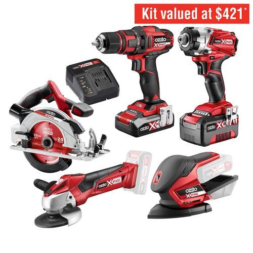 Ozito PXC 18V Cordless 5 Piece Kit PX5PAK-650