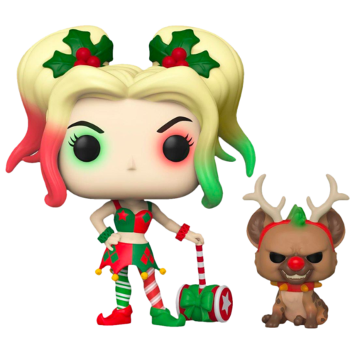 Batman - Harley Quinn with Bruce Holiday Pop! Vinyl