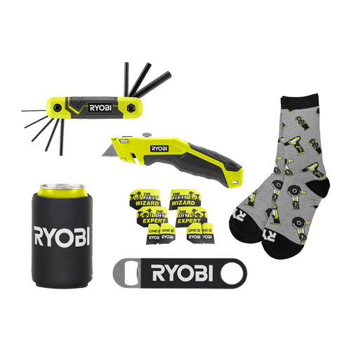 Ryobi 2-Piece Essentials Hand Tools Kit + Bonus Merchandise