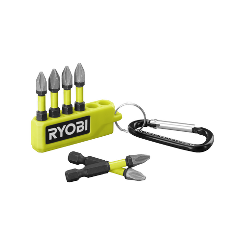 Ryobi 50mm 6 Piece PH2 Impact Diamond Driving Bit Set