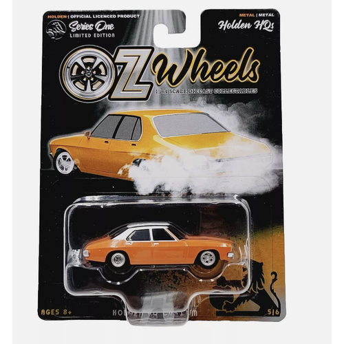 Oz Wheels Diecast Series One Holden HQ Custom Orange Sedan Limited Edition 5/6