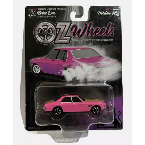 Oz Wheels Diecast Limited Edition Series One - Holden HQ 4 Door Custom Pink 3/6