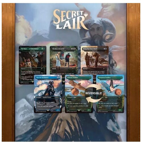 MTG Secret Lair Monty Python Vol 1 Vol 2 Foil Edition New Sealed Magic