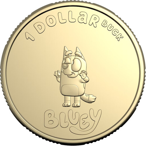 $1 2024 Bluey Dollar Buck Bingo NEW from RAM Bag AUS One Dollar Coin