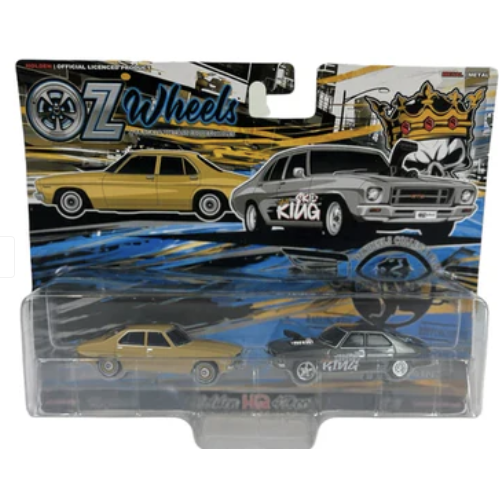 Oz Wheels 1/64 Skid King Four Door HQ Holden Twin Pack