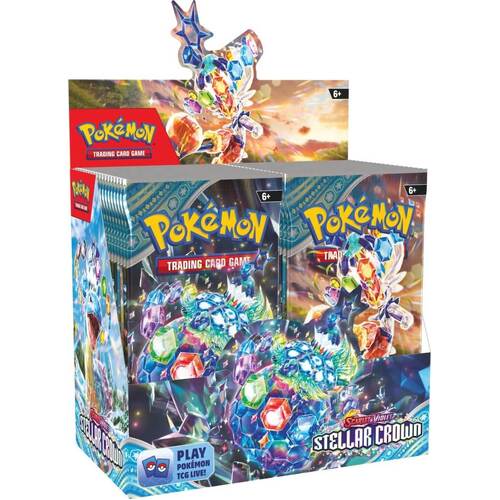 POKÉMON TCG Scarlet & Violet 7 Stellar Crown Booster sealed box