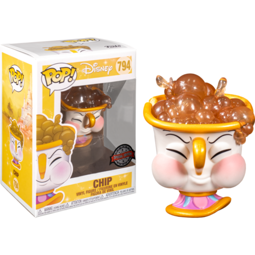 Beauty & the Beast - Chip with Bubbles #794 Pop! Vinyl