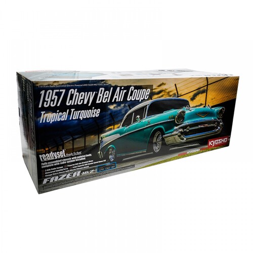 Kyosho 1/10 EP 4WD Fazer Mk2 1957 Chevy Bel Air Coupe Tropical Turquoise [34433T1]