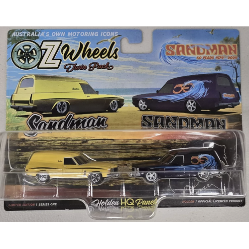 Oz Wheels Holden Sandman Panel Van 50th Anniversary Twin Pack Limited Edition