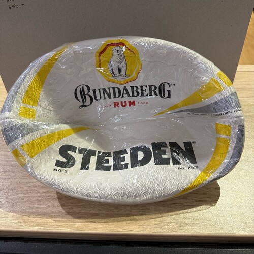 BUNDABERG RUM Steeden NRL RUGBY LEAGUE Football (NEW & SEALED)