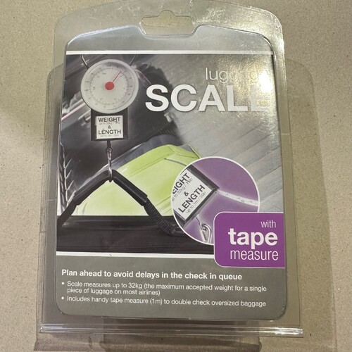 Portable Luggage Scale 32KG with Tape Measure