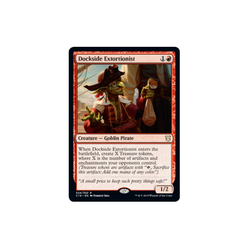 Magic The Gathering - Dockside Extotionist Commander 2019 #024 NM