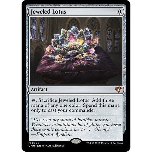 Magic The Gathering - Jeweled Lotus Commander Masters #396 NM