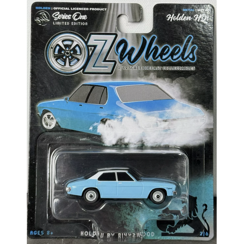 Oz Wheels Collectable Series 1 Car Limited Australia Holden HQ kingswood Blue 2/6