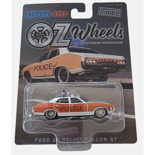 Oz Wheels Ford XA Police Falcon GT 10/12 Factory Spec 1:64 Scale Diecast Slammed