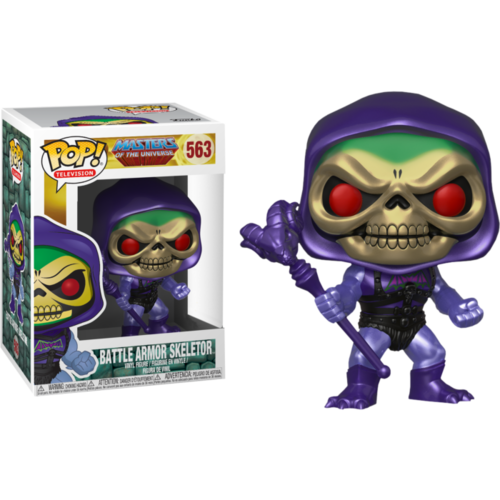 Masters of the Universe - Skeletor Battle Armor Metallic #563 Pop! Vinyl