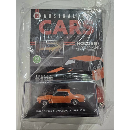 Australian Cars Issues 9 Holden HQ Monaro GTS 350 (1973) 1:43 diecast