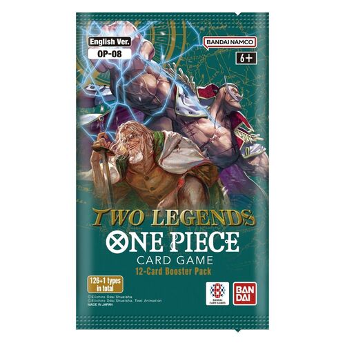 1- packet One Piece Card Game: Booster Display – Two Legends OP-08 tcg 