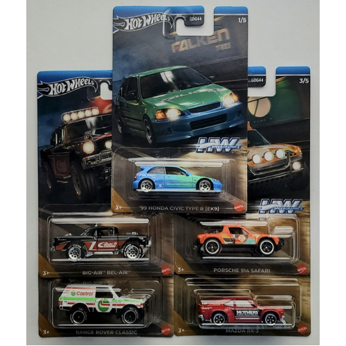 Hot wheels Silver Line Series – HW Speed Graphics complete set GDG44-957J