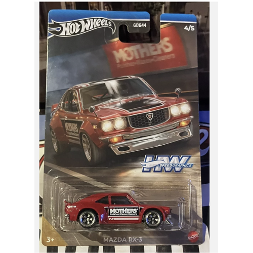 2024 HOT WHEELS MAZDA RX-3 HW SPEED GRAPHICS THEMED MOTHERS 4/5