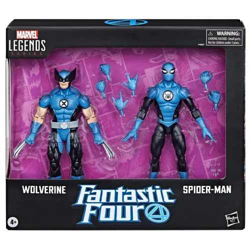 Fantastic Four Marvel Legends Wolverine & Spider-Man Action Figure 2-Pack