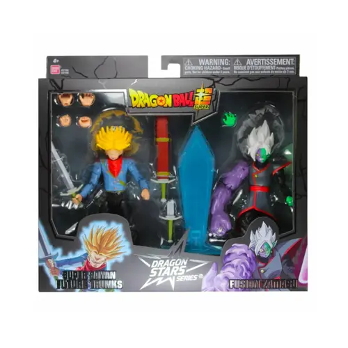 Dragon Ball Super Dragon Stars Future Trunks vs Fusion Zamasu Action Figures Battle Pack