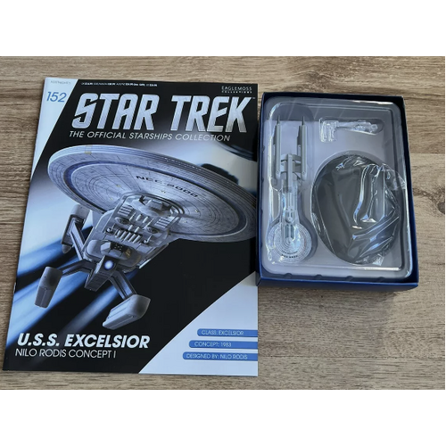 Star Trek Starships Collection Magazine & Model #152 USS Excelsior