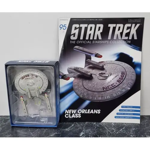 Star Trek Starships Collection Magazine & Model #95 NEW ORLEANS CLASS