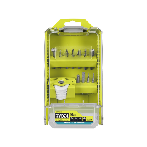 Ryobi 16 Piece Carving And Engraving Set