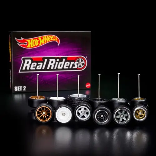 Hot Wheels Collectors RLC Exclusive Real Riders Wheels Pack - Set 2