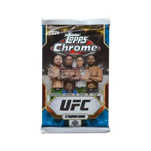 2024 TOPPS CHROME UFC FACTORY SEALED HOBBY PACK FROM AN UNSEARCHED BO