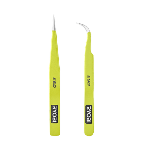 Ryobi Precision Anti-Static Tweezers 2 Pack : 0657636