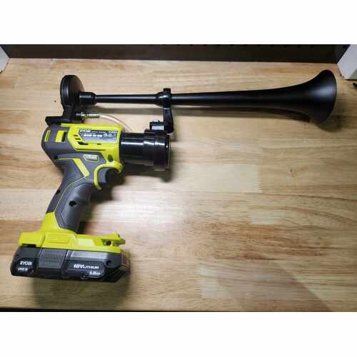 Ryobi Air horn, 150+ DB 18v one plus, working with all 18+ battery