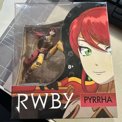 RARE RWBY Pyrrha figure Series 2 Mcfarlane Toys Statue 2015 - Anime