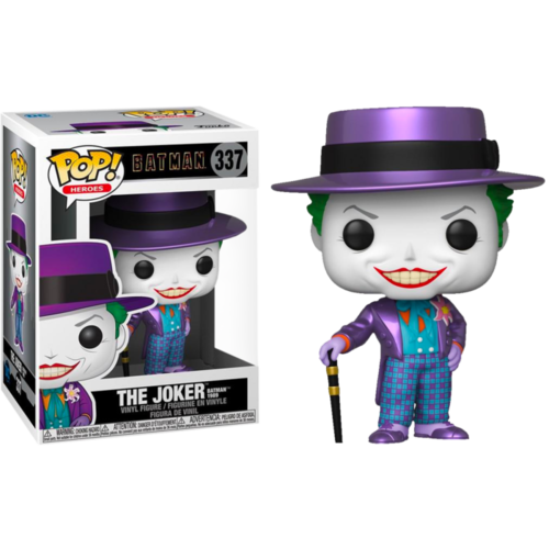 Batman (1989) - The Joker Metallic #337 Pop! Vinyl