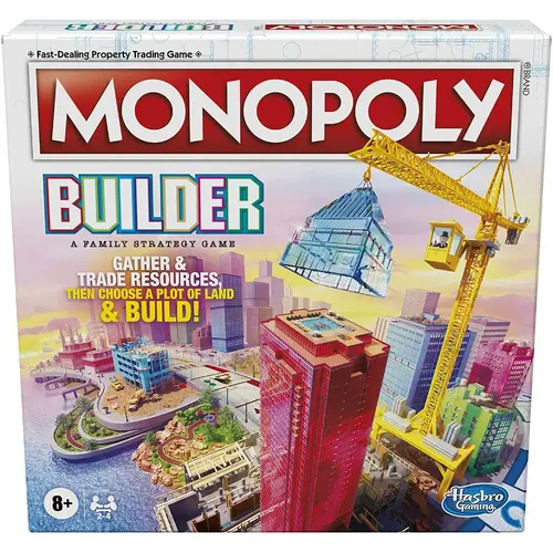 NEW HASBRO MONOPOLY BUILDER BOARD GAME F1696