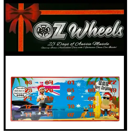 Oz Wheels - Limited Edition Advent Calendar with 25 Surprises