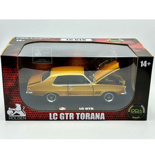 DDA 604 Holden LC GTR Torana Hermes Yellow 1/24 DIECAST