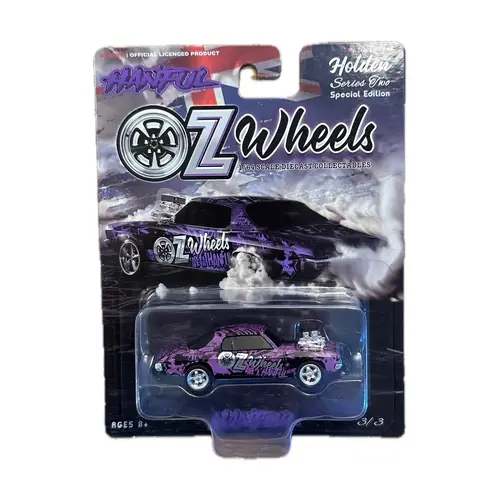 1:64 HANFUL - Oz Wheels livery -- Holden HQ Monaro Burnout Car -- Oz Wheels series 2