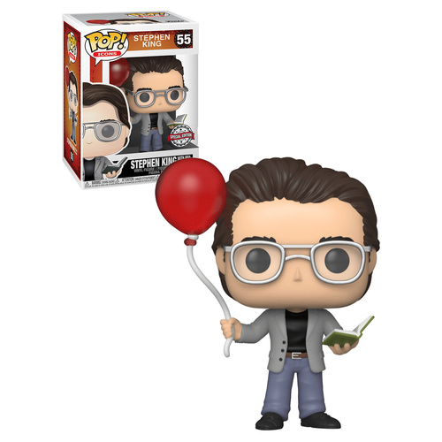 Stephen King - Stephen King with Red Balloon Pop! Vinyl 55