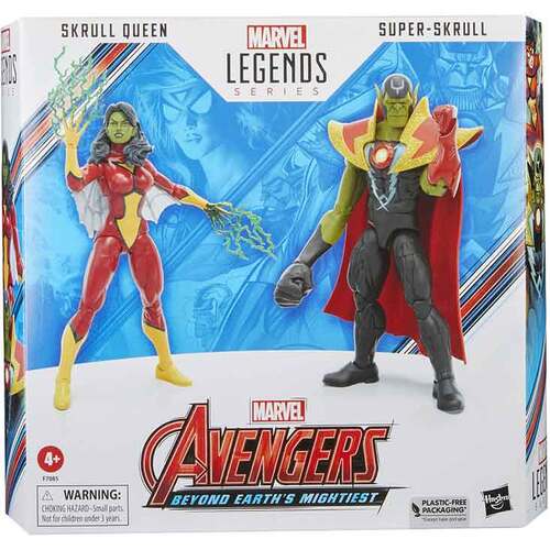 Avengers: Beyond Earth's Mightiest - Skrull Queen & Super-Skrull Marvel Legends 6" Scale Action Figure 2-Pack