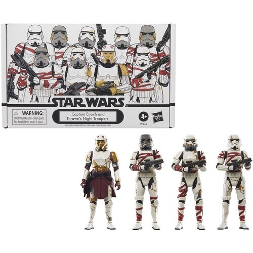 Star Wars: Ahsoka - Captain Enoch & Thrawn's Night Troopers Vintage Collection Action Figure 4-Pack