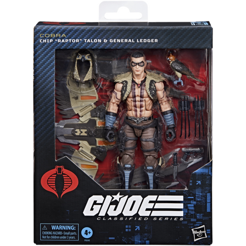 G.I. Joe - Chip "Raptor" Talon & General Ledger Classified Series Deluxe 6" Scale Action Figure