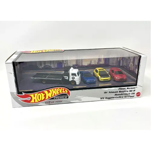 Hot Wheels Premium Collector Set GMH39 Tuner JDM Fleet Street Civic