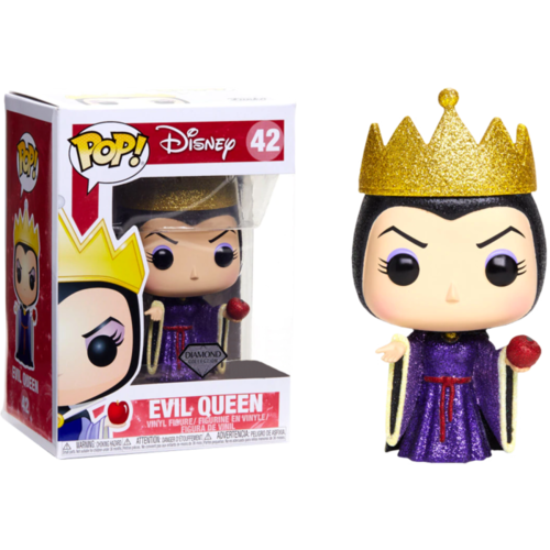 Snow White - Evil Queen Diamond Glitter #42 Pop! Vinyl with Pop Protector