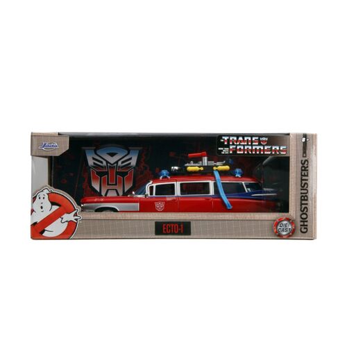 Hollywood Rides - Ghostbusters ECTO-1 X Optimus Prime Mash-up 1:24 Scale Diecast Vehicle